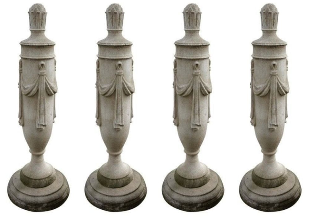 Cast Stone Lawndale Swagged Finial